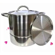 Stock pot 30 Qt + Steamer