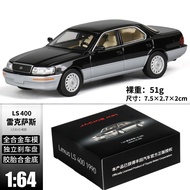 1:64 Lexus LS400 1990 UCF10 Classic JDM Luxury Sedan Diecast Alloy Car Model Mini Vehicle Collection