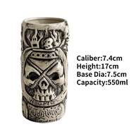 Wholesale Cocktail Bar Unique Designs Hawaii TIKI Mug Shot Glass Tiki Cocktail Ceramic Mugs
