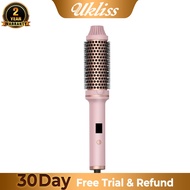 Ukliss Thermal Brush Hair Curler Seramik Suhu Tetap 200℃ Mudah Guna Rumah & Perjalanan