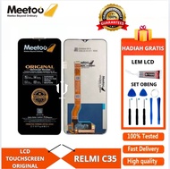 Lcd Touchscreen Realme C35 Fullset Original Free Lem obeng/Lcd Original Realme C35