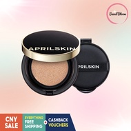 [APRILSKIN] Magic Snow Cushion 3.0 Black Edition (Original + Refill Set) SPF50+ PA+++ | 24H Long Las
