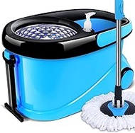 Mop, Spin Mop Bucket Microfiber Floor Mop and Stainless Steel Spinning Bucket Set Commemoration Day