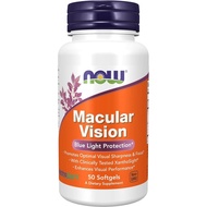 NOW Foods Supplements, Macular Vision Softgel, Eye Health, Eye Support, 50 Softgels CH7A