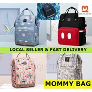 [MQLITTLESHOP] 2022 Upgraded Multifunction Diaper Bag Large Capacity Maternity Backpack Mommy Bag