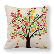 Vỏ Gối trang trí gia đình thời trang Vỏ gối tựa in hoa văn ghế sofa 45x45 phong cách dân tộc (không