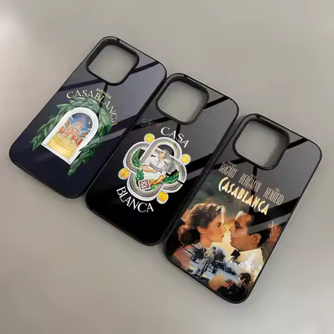 AVENIDA Casablanca Phone Case For 17 Pro Max Iphone 16 Plus 15 Pro Max 14 12 11 13 Mini X Xs XR PC+T