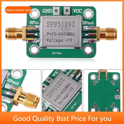 2026 NEW-RF Amplifier, Low Noise LNA 50 to 4000MHz SPF5189Z RF Amplifier for Amplifying FM HF VHF UH