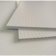 5mm thk PP Corrugated Board A5 size x 5 pcs   / PP Hollow Straw Board / Plastic Board/ Polyplast / F