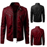 Lelaki jaket kulit sebenar jaket jaket musim sejuk yang boleh ditanggalkan