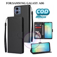 SAMSUNG GALAXY A06 FLIP LEATHER CASE PREMIUM-FLIP WALLET CASE LEATHER