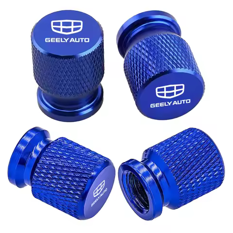4PC Car Wheel Tire Valve Caps Tyre Stem Covers Airdust Waterproof For Geely geometry C Emgrand Gc6 G