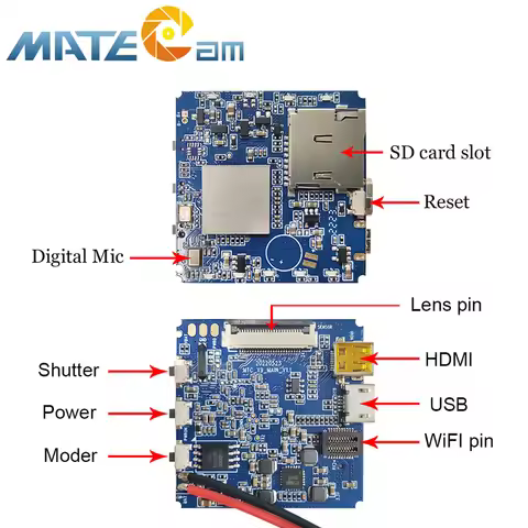 Matecam X1 X7 X9 Module NT96675 Compact Pcb Board Security With 2.4GHz
