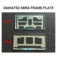 Frame Plate / Papan Nombor Daihatsu Mira Perodua Kelisa Kenari Kancil Viva / Car Number Plat / Papan Nombor Kereta