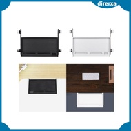 [Direrxa] Desk Drawer Keyboard Tray Keyboard Drawer under Desk Extension Slides Storage Plate, Pull Out Keyboard Tray for Home