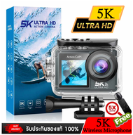 5K 4K60FPS Action Camera Dual IPS Touch LCD EIS 170° 30M Waterproof 5X Zoom Go Sport Pro Camera With