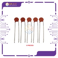 5pcs 22pf ceramic capacitor 0.022nf / 0.000022uF ceramic capacitor 22pF Monolithic 22 50 for dc moto