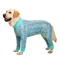 HGII for Medium Large Dogs Printed Clothing Bodysuit Coat Nursing Belly Shirt Dogs Jumpsuit Dog Paja