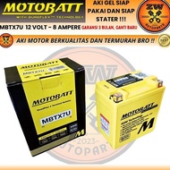 PREMIUM MOTORCYCLE BATTERY YAMAHA R25, MT25, XMAX MBTX7U MOTOBATT QUADFLEX Original