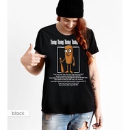 Tung Tung Sahur t-Shirt Funny Baseball Bat Top AI Meme Cotton Round Neck Short Sleeve Baju Budak Lel