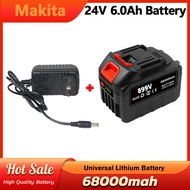 Makita 21V Cordless Hammer Drill Battery AAA Replacement Lithium Battery Power Tools Charger Bateri