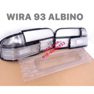 Wira 92 93 1992 TAIL LAMP ALBINO FULL WHITE CLEAR + BACKUP LAMP / LAMPU BELAKANG REFLECTOR / NO PLAT