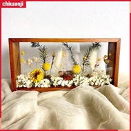 chiwanji Wood Shadow Box Frame, Dried Flower Display Case, Pressed Flower Frame for Memorabilia