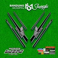 HONDA WIN STRIPING 15 MOTIF/ MODFKU BANDUNG/ WIN 100 STICKER/ WIN 100 VARIATION STICKER/