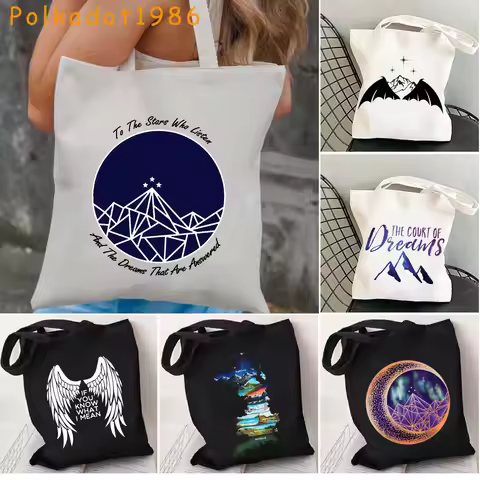 A Court Of Mist And Fury Thorns And Roses Stars Night Court Rhysand and Feyre Cute Women Canvas Shou