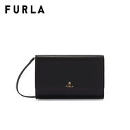 FURLA กระเป๋าสะพายผู้หญิง รุ่น CAMELIA CHAIN WALLET สี NERO