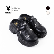 Playboy รุ่น Fico Bunny Clogs รองเท้าทรงคล็อก รหัสST-H254C1230 มี 2 สี Classic Black/Ivory White Cla