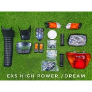 Honda Ex5 COMBO SET EX5 HIGH POWER /DREAM ACCESSORIES PARTS