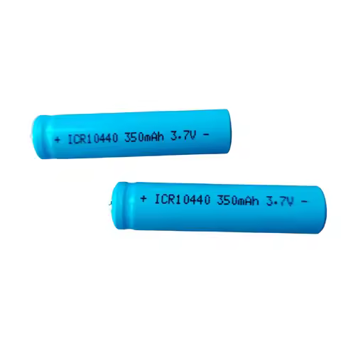 10440 AAA Battery Rechargeable ICR10440 350mAh 3.7V cusp Li-ion Lithium Battery