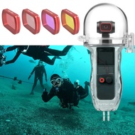 【Thriving】 Handheld Gimbal Accessories For Osmo Pocket/2 Waterproof Housing Box Diving Red/magenta/pink Lens Filter For Osmo Pocket