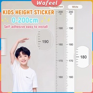 W.A. Height Growth Chart Wall Sticke 0-200cm Height Paper Ruler Kids Height Measure Ruller 1Roll Hei