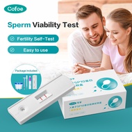 Cofoe Sperm Vitality Quality Test Ovulation Self-test Strip Men's Male Semen High-Precision Instrument Sperm Count Test Kit for Male Fertility Protein Sperm Concentration Check Test Card for Men