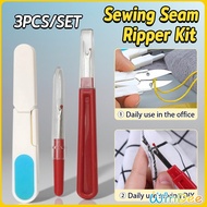 W.D. 3Pcs Sewing Seam Ripper Kit Sewing Craft Stitch Thread Unpicker & Seam Ripper&Thread Scissor