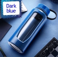 【Exclusive Offer】 Glass Bottle Water Bottle 1000ml Glass Water Bottle Thermos Glass Flask Sport Glas