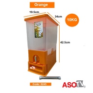 ASOTV® 10KG Japanese Rice Dispenser 0065/0240 Rice Storage Dispenser Bekas Beras Rice Container Rice Tupperware