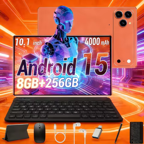 10.1-inch Android 15 tablet, 8GB RAM and 256GB storage space | Long battery life, eight core process