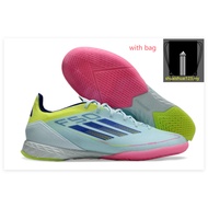 Kasut Bola Sepak F50 PRO IC  Indoor Football IC Boots football shoes full knitted flat MD sole footb