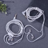 [LIT-t] 3.5MM 2PIN In Ear Wired Earphones KZ Silver Plated KZ Earphones Cables Upgrade Cable With Mi