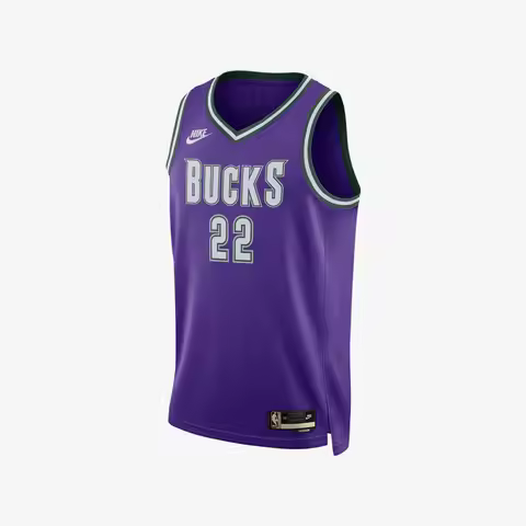 Nike genuine DRI-FIT NBA men's Milwaukee Bucks jersey DO9450-506