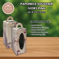 Souvenir Box Size 8 x 8 x 19 IVORY (U Soap Pump/)
