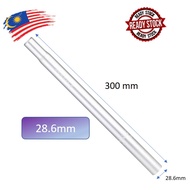 Alloy Seatpost Chrome Silver 28.6mm x 300mm for MTB Kids Bike