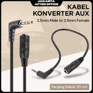 2.5mm Male to 3.5mm Female HiFi AUX Audio Cable 20cm - L44