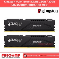 [READY STOCK] Kingston FURY Beast DDR5 16GB / 32GB Desktop RAM (5200/5600/6000 MHz) - Limited Units