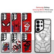 Spider-Man Mask Casetify Samsung Mirror Phone Case Suitable for Samsung Galaxy S26Ultra S25Ultra S24