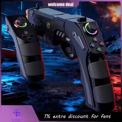 IPEGA Wireless Bluetooth Motion Sensing Shooting Hall Effect Motion Sensing Gun-shaped Controller Fo