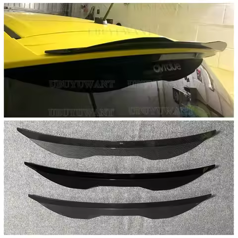 For SUZUKI SWIFT 6 SPORT 2018+ ABS Plastic Glossy Black Universal Hatchback REAR WING SPOILER